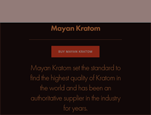 Tablet Screenshot of mayankratom.com